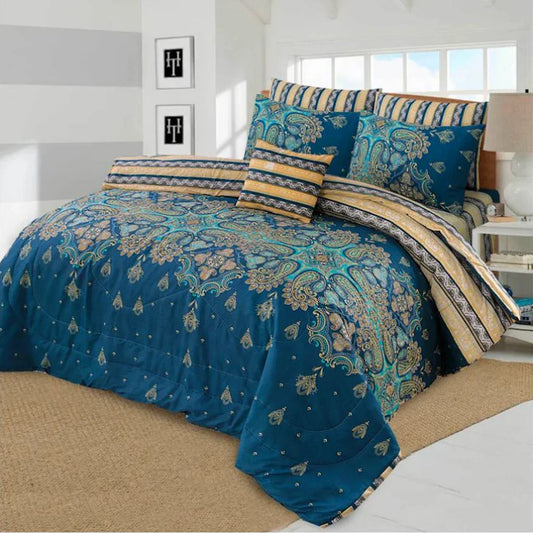 ripon summer comforter set- 7 pcs